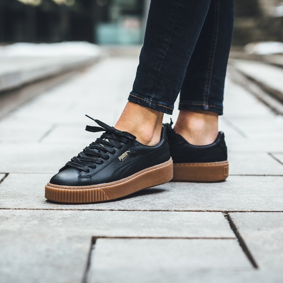 puma basket platform core sneakers